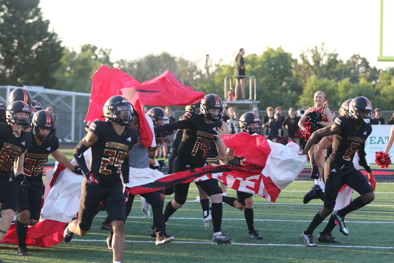 Football action photo