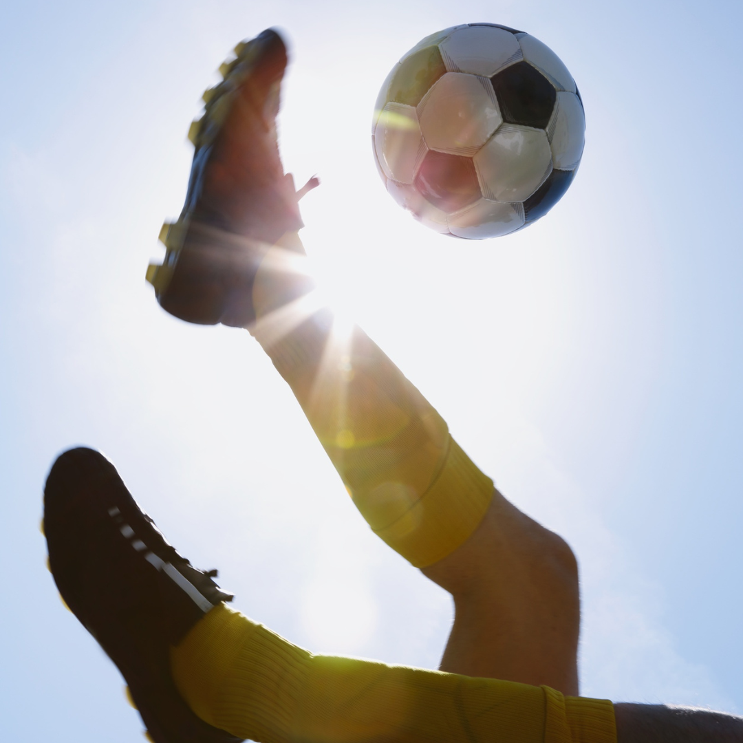 Soccer action photo